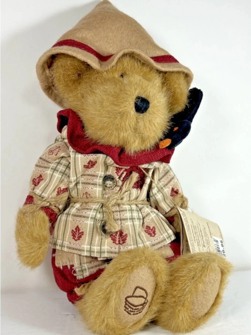 Longaberger Boyd's Bear Exclusive Rusty Scaredy Scarecrow Bear Limited 2001 NWT